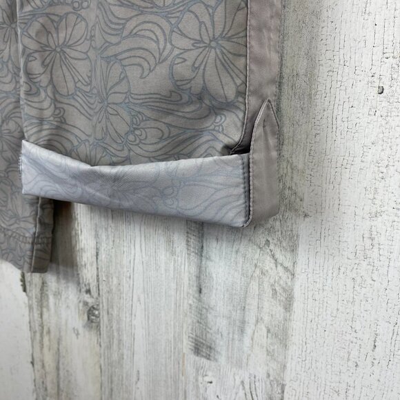 Patagonia Water Girl capri board pant floral print swim surf beach gray size 2 - Picture 5 of 12